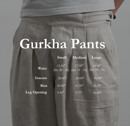 Gurkha Pants in Linen