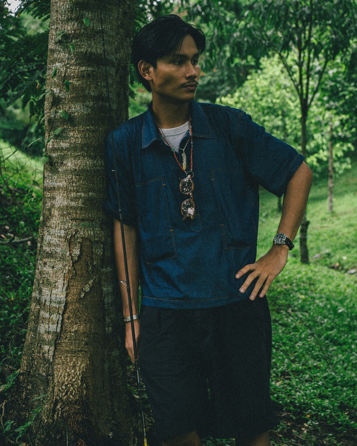 Pre-Order: Chambray Pullover Shirt