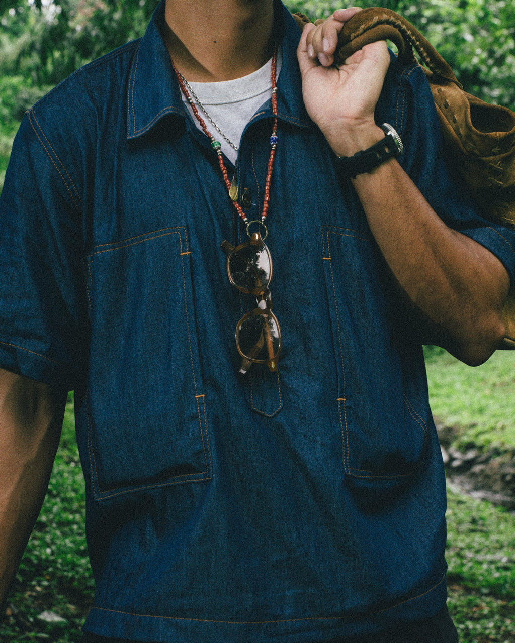 Pre-Order: Chambray Pullover Shirt