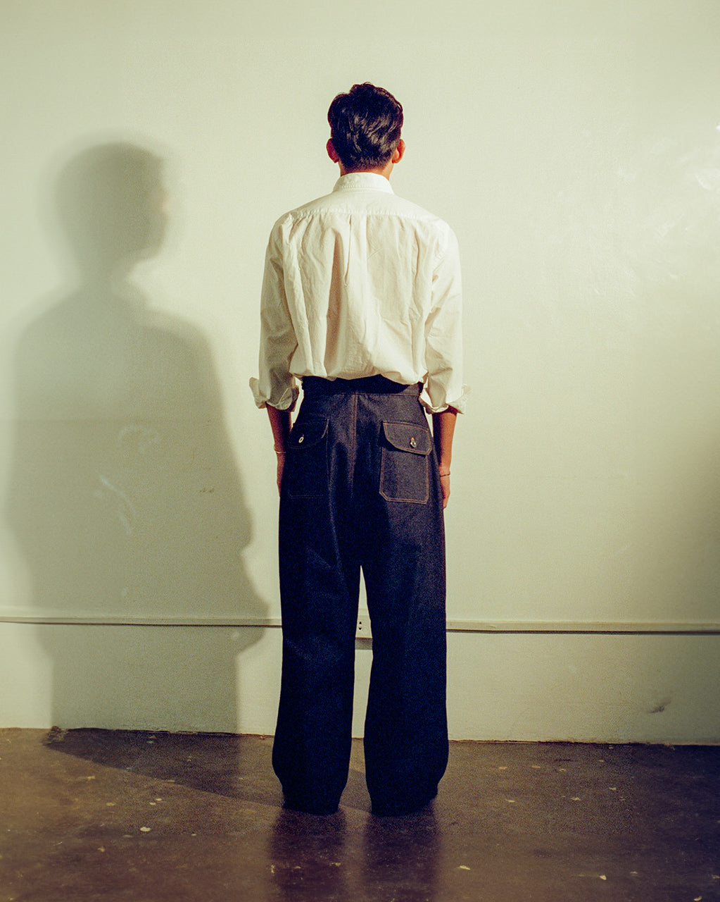 Pre-Order: Gurkha Pants in Raw Denim