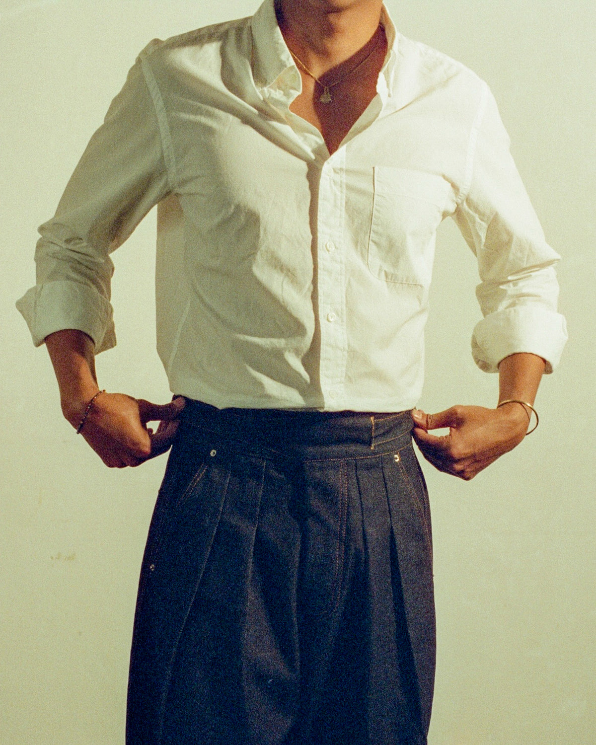 Pre-Order: Gurkha Pants in Raw Denim