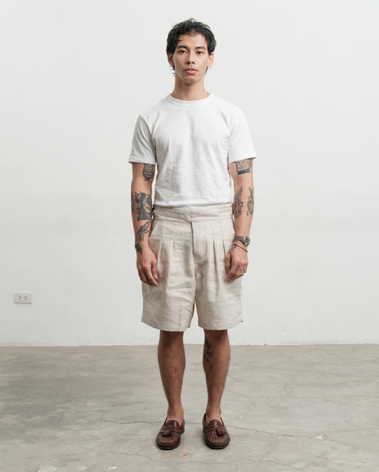 Gurkha Shorts in Linen