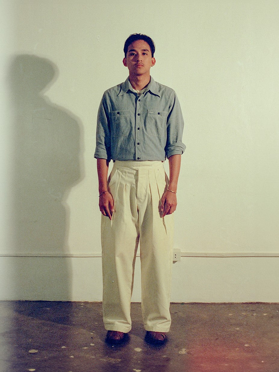 Pre-Order: Gurkha Pants in Natural Canvas