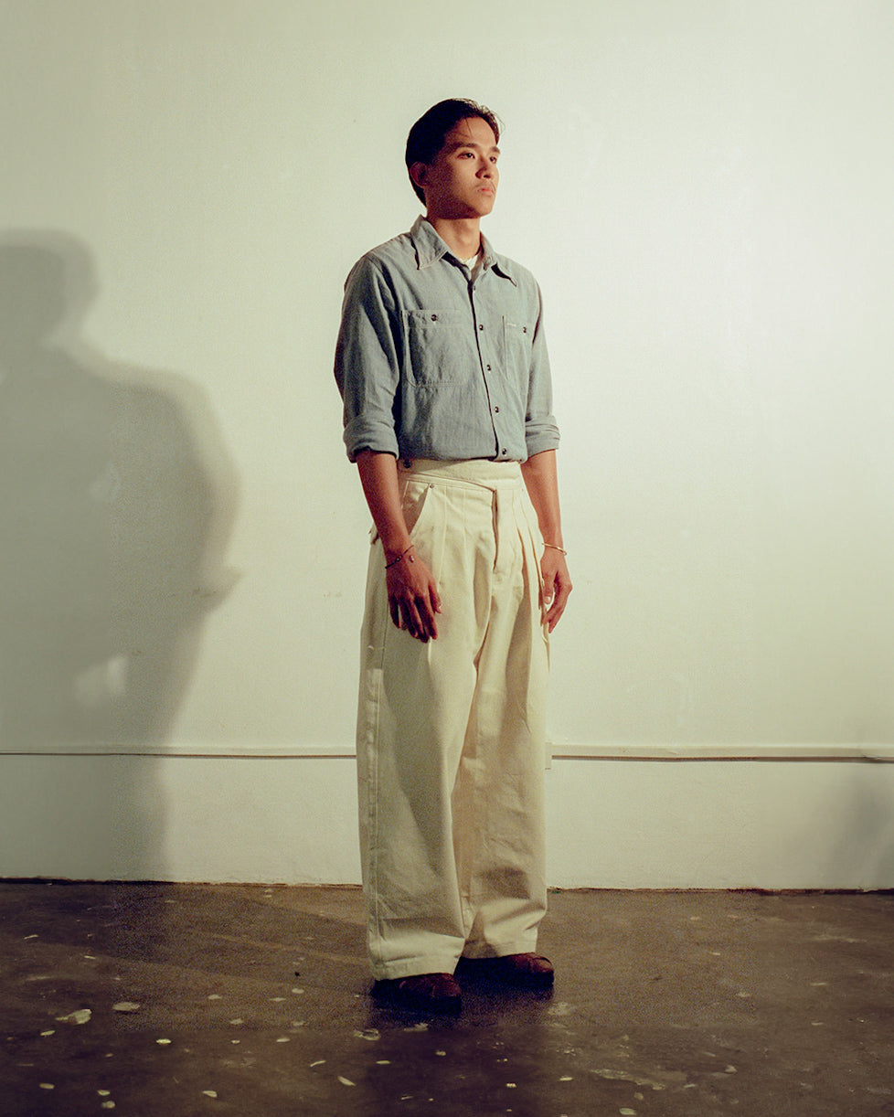 Pre-Order: Gurkha Pants in Natural Canvas
