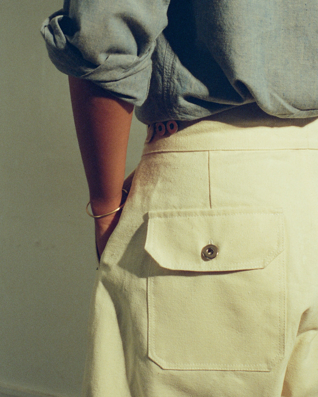 Pre-Order: Gurkha Pants in Natural Canvas